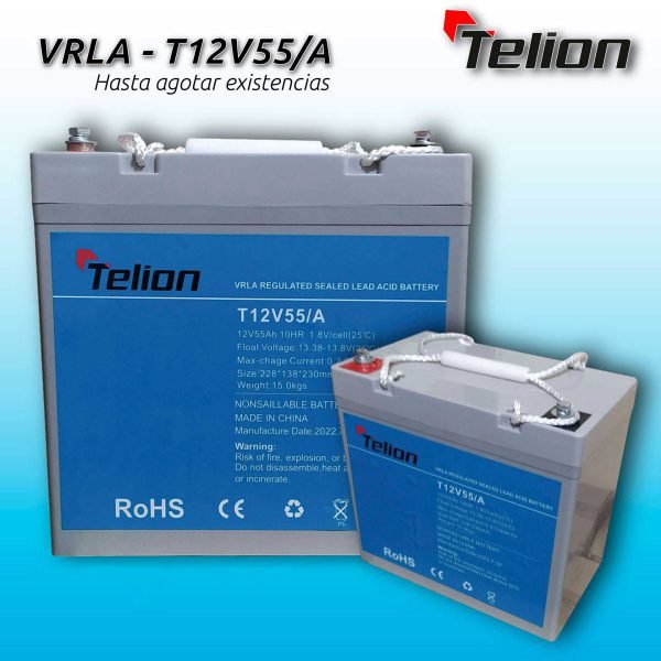 Batería 12V 55Ah Telion